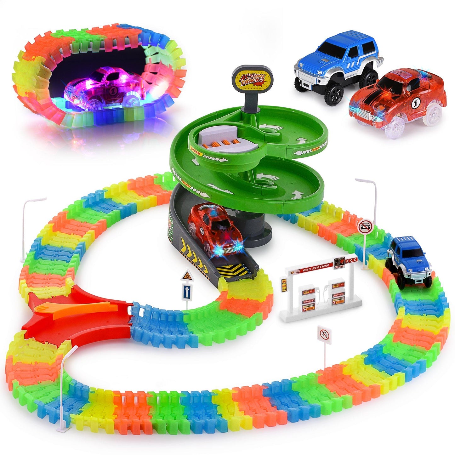 Glow Race Tracks Set