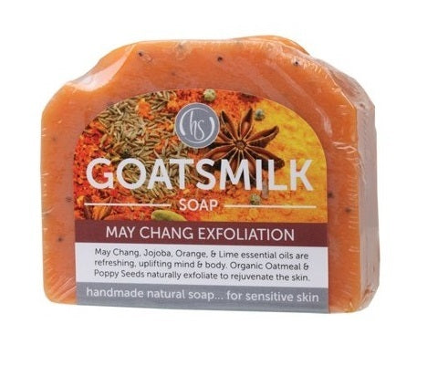 Harmony Soapworks May Chang Exfoliation Goat's Milk Soap 140g x 5 packs