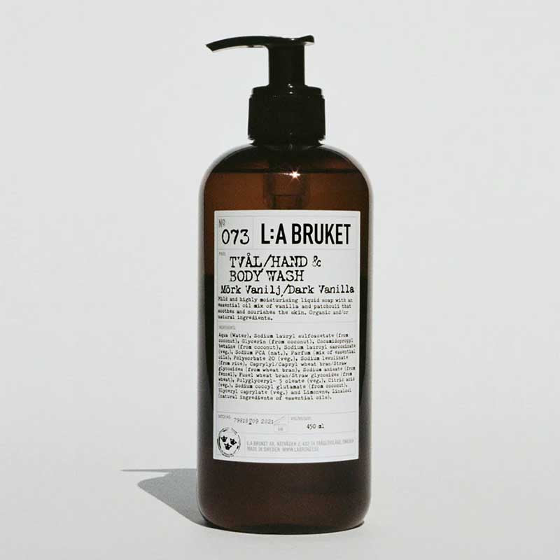 No. 073 Dark Vanilla Hand & Body Wash by L:A Bruket