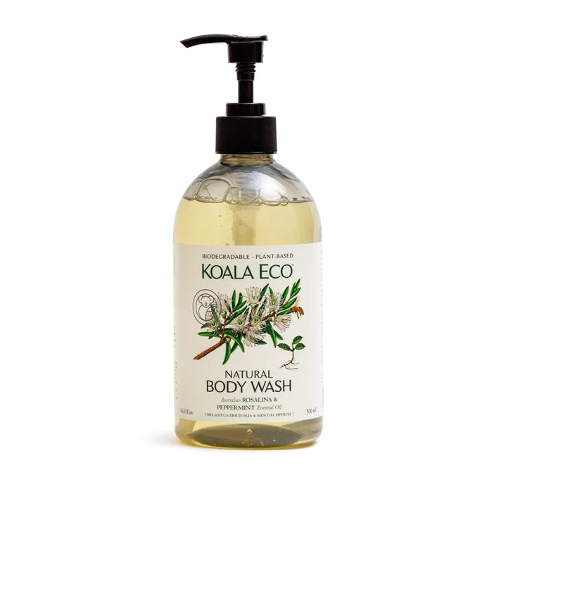 Koala Eco Natural Body Wash - Rosalina and Peppermint