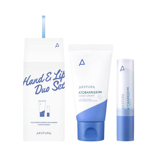 AESTURA Atobarrier 365 Hand Cream & Lip Balm Duo Set