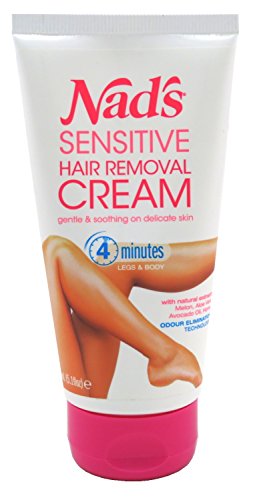 Nads Hair Removal Cream Sensitive 5.1 Ounce Tube (150ml) (6 Pack)
