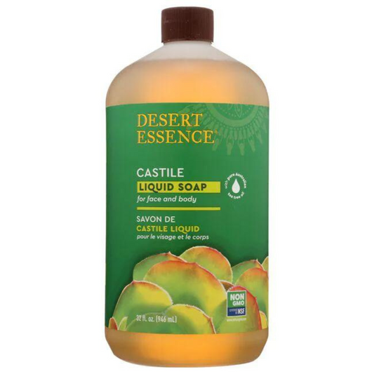 Desert Essence Tea Tree Oil Castile Soap (32 fl oz) #17111