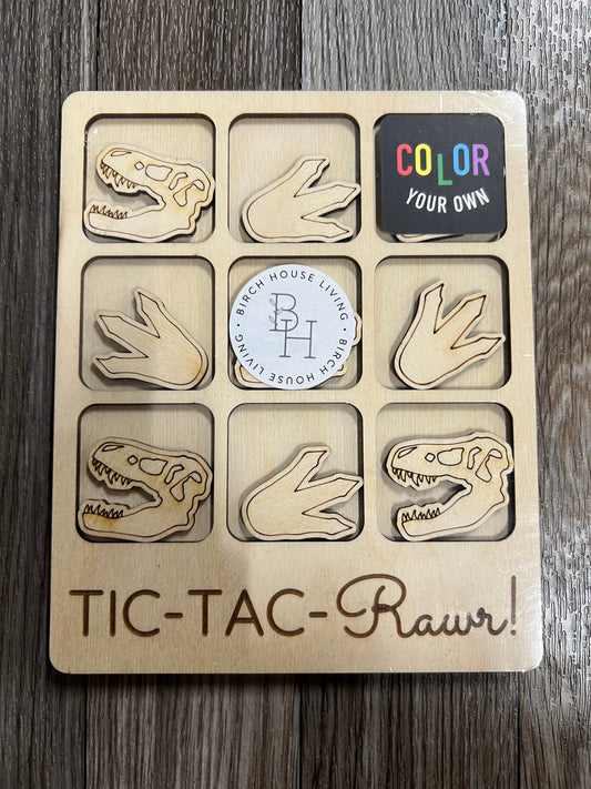 Tic-Tac-Toe Handmade Board Game