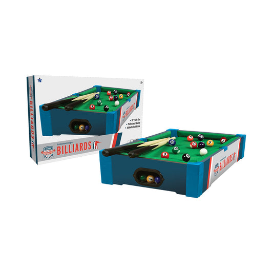 Westminster Tabletop Billiards Pool - Includes: 2 Cues, Chalk & Billiard Balls 20"