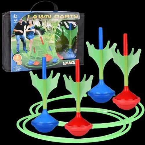 Glow in The Dark Lawn Darts Game Set