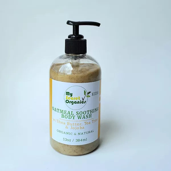 Oatmeal Soothing Body Wash w/Shea Butter, Tea Tree, Jojoba