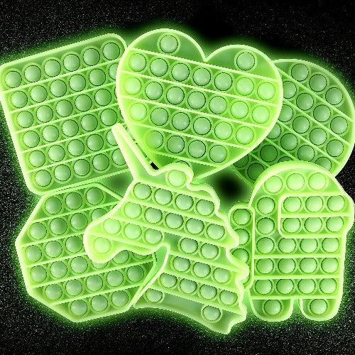 Glow in The Dark Fidget Toys Assorted Designs