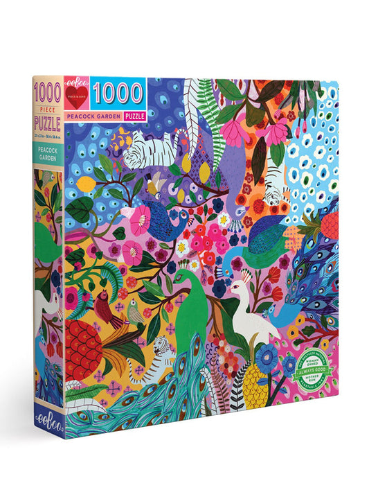 Peacock Garden 1000 Piece Puzzle