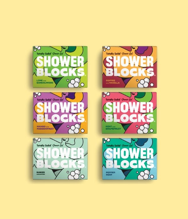 Shower Blocks Solid Shower Gel Mix & Match x6 Pack